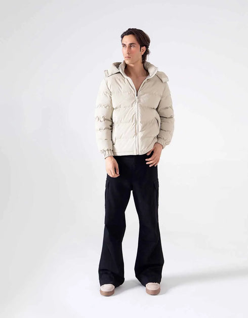 HOODED PUFFER JACKET